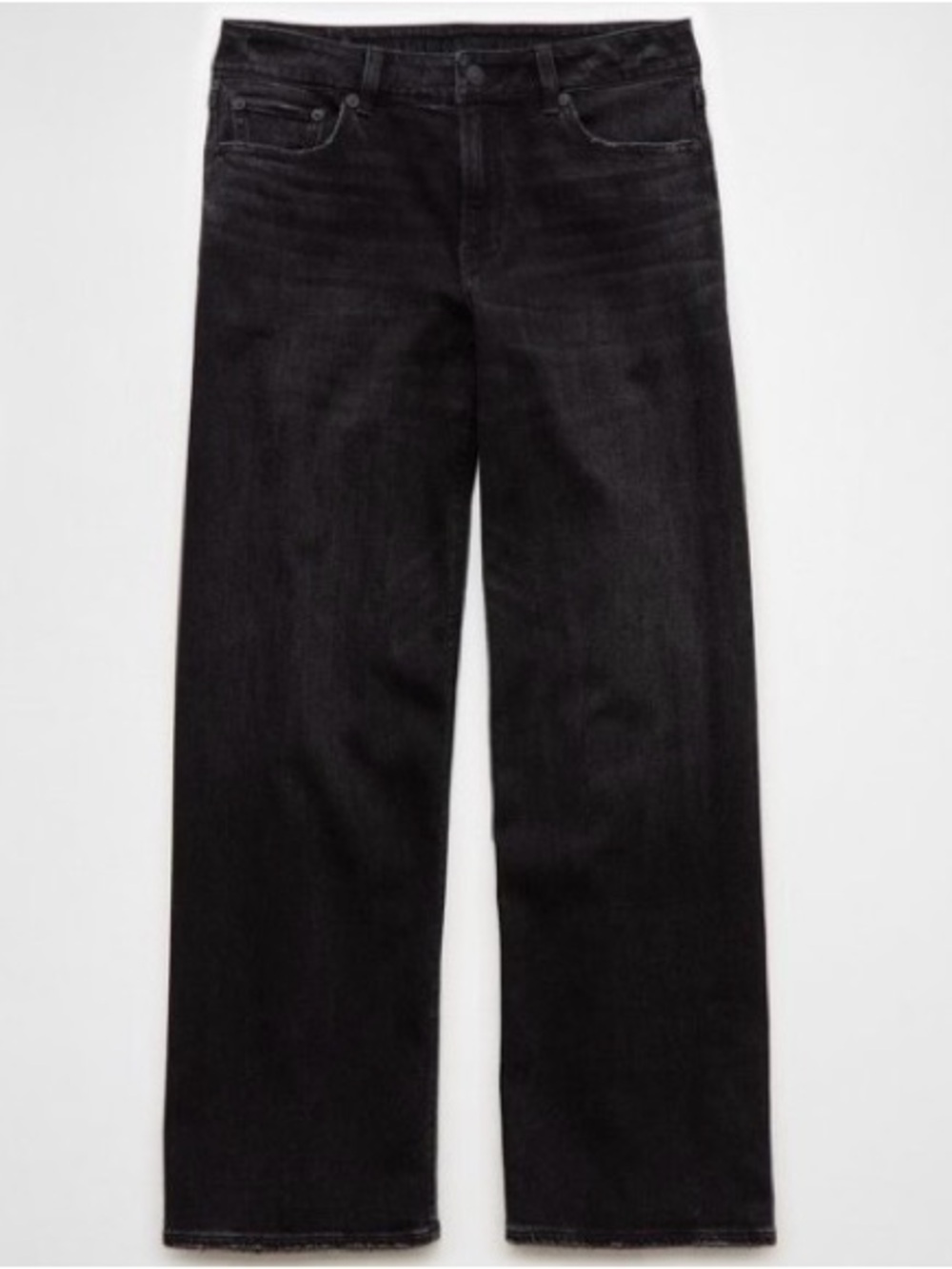 AE Dreamy Drape Stretch Low-Rise Wide Leg Jeans
